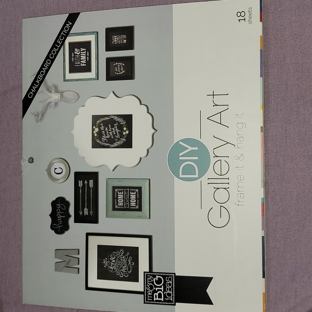 DIY Gallery Art Memory Big Ideas Chalkboard Collection Frame Hang It Paper Craft